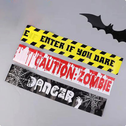Halloween Caution Tape Warning Decoration