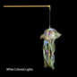 Jellyfish LED Lantern Night Light - Hanging Ocean Mermaid Bedroom & Party Decor for Kids