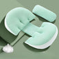 U-Shaped Maternity Pillow for Pregnancy - Side Sleeping Belly & Waist Support
