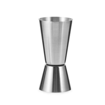 Dual-Sided Stainless Steel Jigger — Double Shot Cocktail Measure Bar Tool