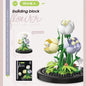 Potted Building Block Simulation Succulent Bouquet Creative Puzzle Building Block Eternal Flower Home Decoration Rose