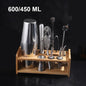 Stainless Steel Boston Cocktail Shaker Set – 550 ml (18.6 oz) & 750 ml (25.4 oz) Martini Mixer for Bartenders and Home Bar