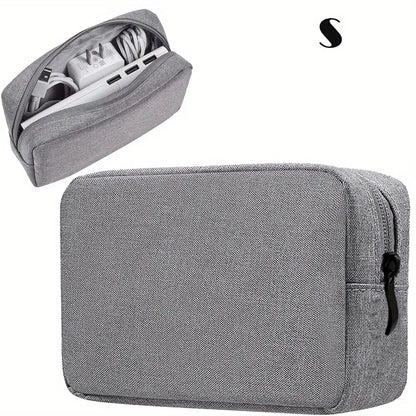 Travel Cable Organizer Bag for Electronics - Cord Case for Power Banks & SD Cards