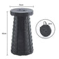 Portable Folding Telescopic Stool – Lightweight Collapsible Plastic Camping & Fishing Chair with Carry Handle, Supports up to 500 lb (≈227 kg)
