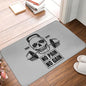 Bodybuilding Fitness Powerhouse Gym Front Door Mat Anti-Slip Carpet Outdoor mat Absorbent Doormat Garden Garage Entrance Rug
