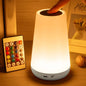 Rechargeable Smart LED Night Light 13 Colors 5 Brightness Levels Touch & Remote USB Bedside Lamp