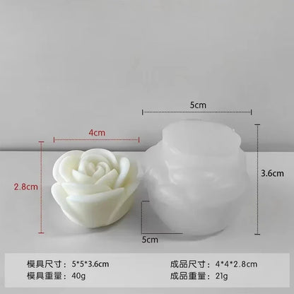 Flower Silicone Craft Mold for Resin, Soap & Candle Making - Flexible Non-Stick