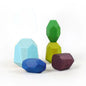 Wooden Sorting Stacking Rocks Montessori Toy