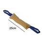 Dog Bite Tug Sleeve with 2 Rope Handles - Durable Hemp Training Toy for German Shepherd, Malinois, Rottweiler
