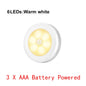 LED Under Cabinet Night Light Motion Sensor Closet Light Kitchen Bedroom Lighting Wall Lamp With Magnetic Strip USB Rechargeable
