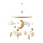 Wooden Baby Rattle Crib Mobile Holder for Newborns