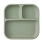 BPA-Free Silicone Suction Divided Baby Plate, Leakproof Toddler Meal Tray, Easy-Clean Kids Dinnerware