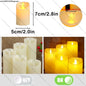 10-120pcs Flameless LED Flickering Pillar Candles – Battery-Operated, Safe, and Reusable for Weddings, Parties, and Home Décor
