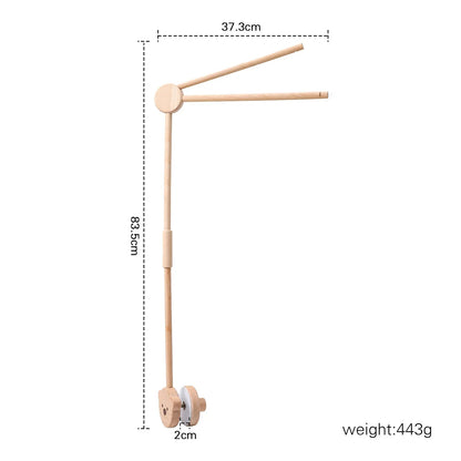 Baby Wooden Bed Bell Bracket Mobile Holder