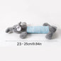 No-Stuffing Squeaky Dog Toy - Durable Simulated Animal Plush with Crinkle and Chew-Resistant Design