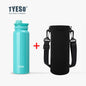 Stainless Steel Insulated Water Bottle (600-1200ml) | Hot & Cold Thermal Tumbler with Handle | Portable Vacuum Flask for Sports & Travel