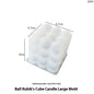 3D Spiral Striped Silicone Candle Mold for DIY Scented Candles, Wax, Soap & Resin (8 x 8 x 15 cm / 3.1 x 3.1 x 5.9 in)