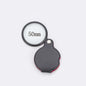 Foldable Pocket Magnifier 6X/8X – 50mm & 60mm (2.0 in / 2.4 in) Glass Lens Leather Case Handheld Loupe for Reading & Jewelry