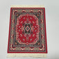 Woven Persian Flower Mouse Pad 9.1 x 7.1 in (23 x 18 cm) Non-Slip Rubber Desk Mat with Fringe — Retro Style