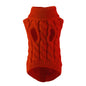 Knitted Cable Dog Sweater - Warm Autumn/Winter Pullover for Small Dogs
