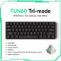 60% Magnetic Hot-Swappable Mechanical Keyboard — Tri-Mode USB-C / Bluetooth 5.0 / 2.4GHz, PBT Doubleshot Keycaps & ARGB Lighting