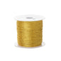 Metallic Beading Thread Cord – Rose Gold & Silver for DIY Jewelry