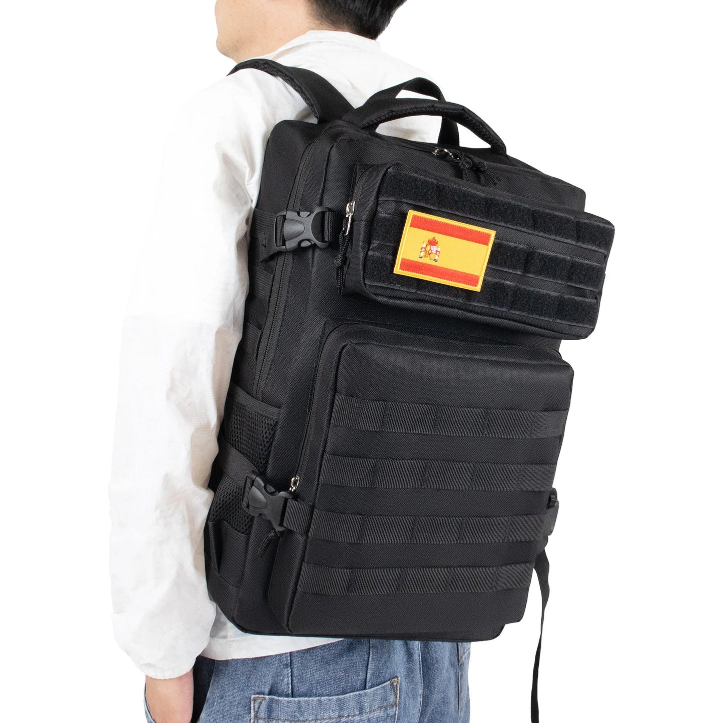 Tactical Backpack 25L/32L/45L Waterproof Large Capacity Travel Rucksack, Multi-Functional Outdoor Hiking & Camping Bag