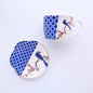 Luxury Porcelain Mug with Saucer & Tray - European Retro Afternoon Tea Coffee Cup
