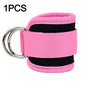 Padded Ankle Strap (1-Pack) - Double D-Ring Cable Machine Cuff for Leg Extensions, Curls & Glute Workouts