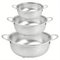 Stainless steel drain basket, vegetable washing basket, perforated basket, rice washing basket, sieve and filter water