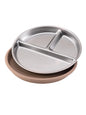 Stainless Steel Baby Plate with Detachable Suction Silicone Tray – Food-Grade Non-Slip Feeding Bowl for Infants & Toddlers