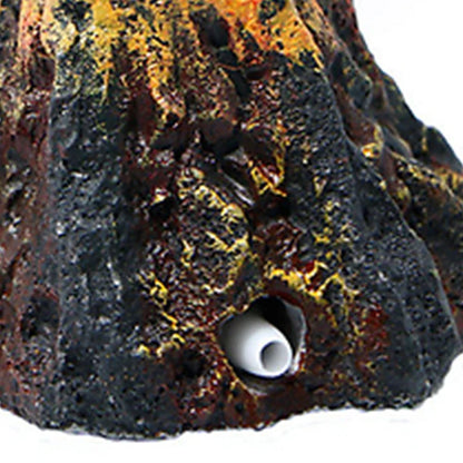 Volcano Air Stone Aquarium Decoration Bubble Rock Oxygen Diffuser Plate for Fish Tank