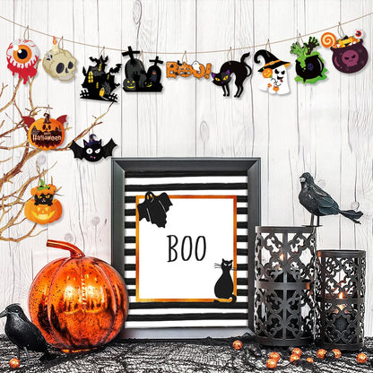 Halloween Paper Hanging Ornament - 3 Colors