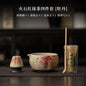 2-8PCS Japanese Flint red Matcha Making Set Bamboo Matcha Brush Exquisite Matcha Bowl Box with Whisk Sumptuous Tea Tools Gifts