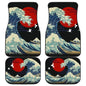 Great Wave Off Kanagawa 4-Piece All-Weather Car Floor Mats - Universal Fit for SUVs, Sedans, Trucks