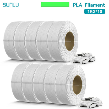 SUNLU 1.75 mm PLA, PLA+ & PETG Spool-Free Filament Refill