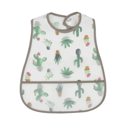 2023new Cartoon Pattern EVA Waterproof Pocket Lunch Feeding Bibs