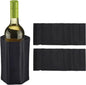 Reusable Iceless Bottle Cooler Sleeve - Freezer-Activated Gel Chiller for Wine, Champagne & Beer (Foldable, Portable)
