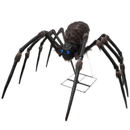 6.1 ft Animated Halloween Spider, Light-Up and Motion Activated