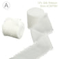 5M Handmade Frayed Edged Satin Chiffon Silk Ribbon For Wedding Invitation Wrapping Bouquets Birthday Party Decorations Gifts