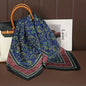 Luxury Satin Silk Square Scarf – Shawl, Hijab & Fashion Wrap 2023