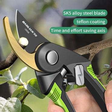 Heavy-Duty Pruning Shears – Ergonomic Non-Slip Garden Pruners, Sharp Durable Hand Shears