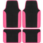 4-Piece Universal Car Floor Mats Set – Suede-Style Synthetic Carpet Liners for Cars, SUVs & Vans, Anti-Slip, Easy-Clean