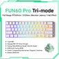 60% Magnetic Hot-Swappable Mechanical Keyboard — Tri-Mode USB-C / Bluetooth 5.0 / 2.4GHz, PBT Doubleshot Keycaps & ARGB Lighting