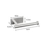 Self-Adhesive Stainless Steel Toilet Paper Holder Matte Black – No-Drill Wall Mount