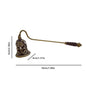 Elegant Metal Candle Snuffer - Long Handle Candle Extinguisher & Wick Snuffer for Home Decor Gift