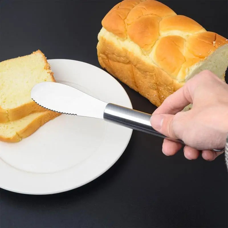 Stainless Steel Butter Spreader Knife – Mirror Polished, Dishwasher Safe, for Butter, Jam & Cheese