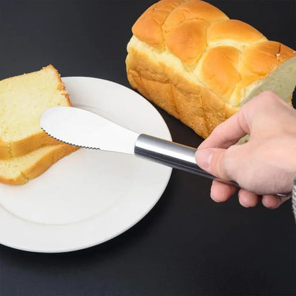 Stainless Steel Butter Spreader Knife – Mirror Polished, Dishwasher Safe, for Butter, Jam & Cheese