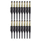 Waterproof Carpenter & Tile Marker Pen 45mm Long Nib — Deep-Hole Woodworking Marker, Black Blue Red (1–6 Pack)
