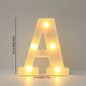16cm (6.3 in) LED Marquee Letter & Number Light - Battery-Operated Night Lamp for Home, Wedding, Bar & Party Decor